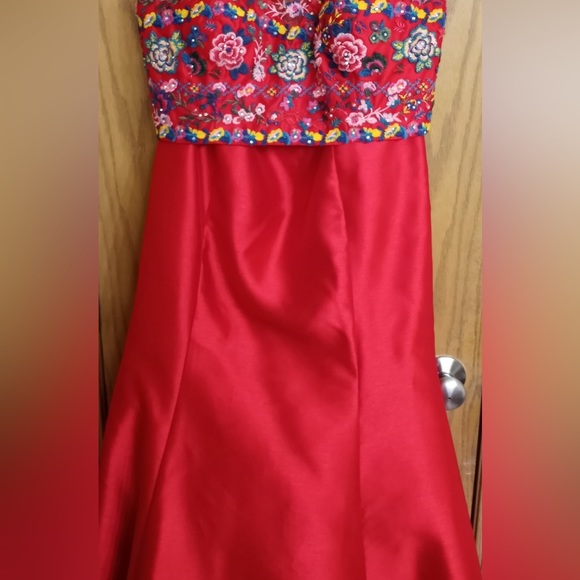 NWT-Prom/formal red 2 piece dress, never worn size 10, no alterations, new - Picture 12 of 17